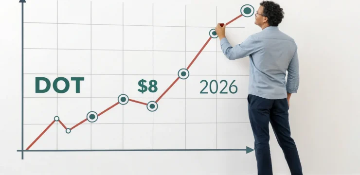 Прогноз цены DOT на 2026 год и потенциал роста выше $8 Прогноз цены DOT на 2026 год и потенциал роста выше $8